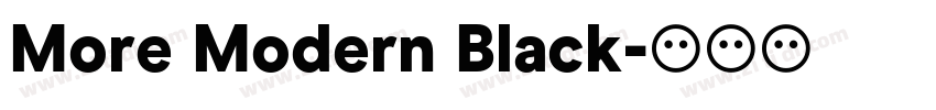 More Modern Black字体转换
